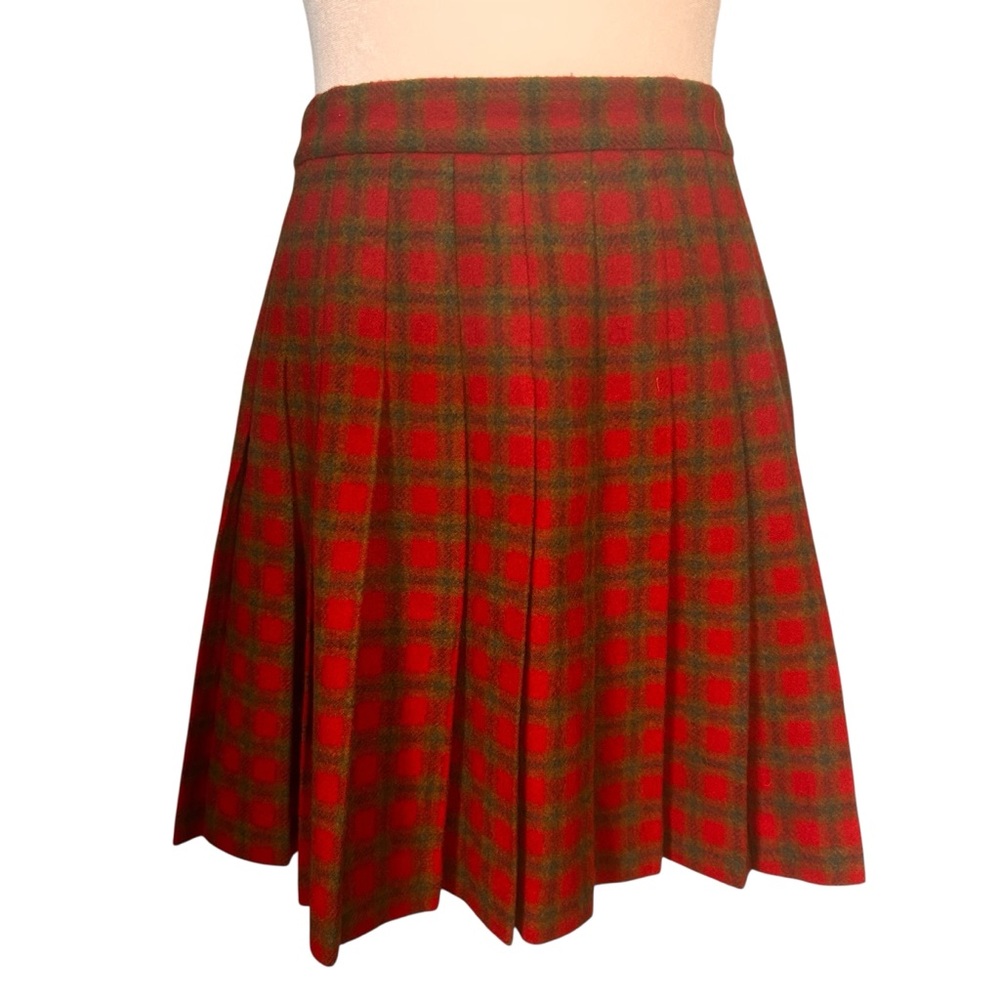 Abercrombie & Fitch vintage Y2k Plaid Schoolgirl Academia Mini Skirt NEW sz M/6 - Picture 4 of 14